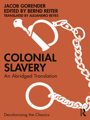 cover image of Colonial Slavery